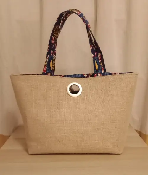 Sac à main en Jute et wax